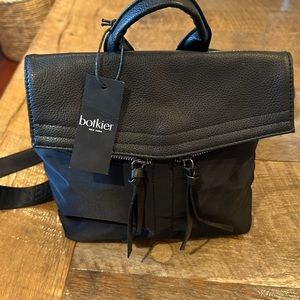Botkier Trigger Black Mini Backpack Nylon NWT